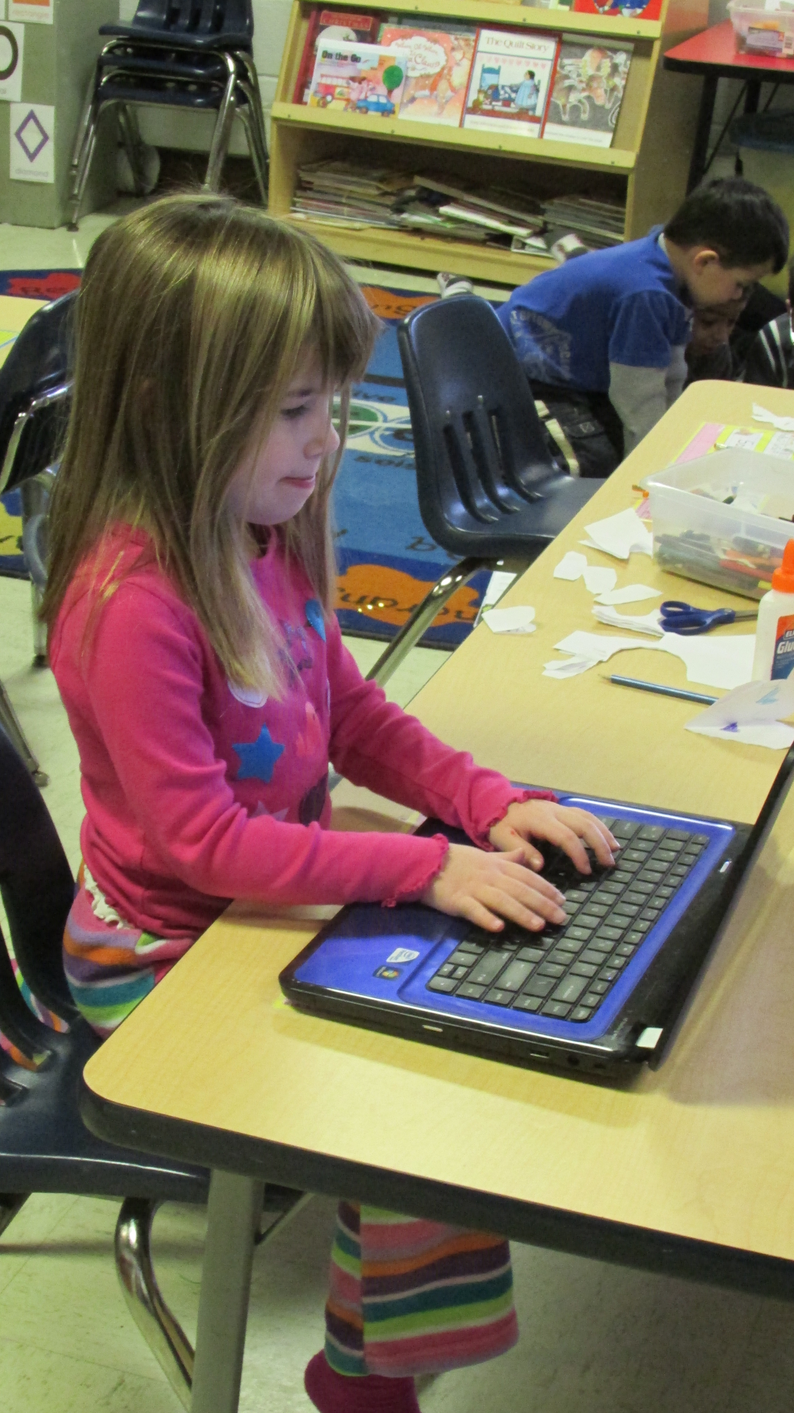 Child on the computer